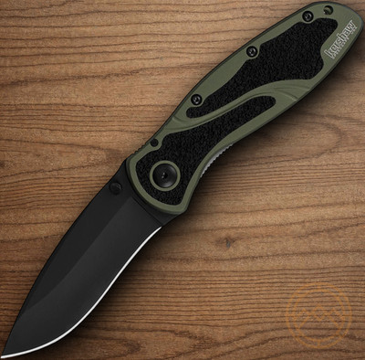 Kershaw Blur 2nd Folding Knife 3.38'' 14C28N Steel Blade Aluminum/Trac-Tec Handle