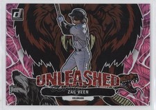 2023 Panini Donruss Unleashed Pink Fireworks Zac Veen #U3 16q2