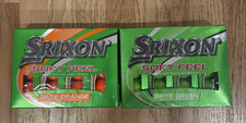 Srixon Soft Feel Matte Performance Golf Balls Bright Orange  Bright Green New
