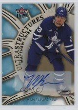 2025-26 Upper Deck Fleer Ultra Ultrastructures Gold Matthew Knies Auto tr0