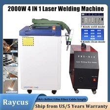 Raycus 4 IN 1 2000W Laser Welding Machine cleaning cutting Machine 7 weld modes