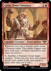 Gloin, Dwarf Emissary - Foil - #132 - Lord of the Rings: Tales of Middle-earth