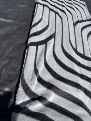 8-tlg Mikronesse Cashma Plüsch Wendebettwäsche Classic Ombre 135 x 200 cm,.Grau