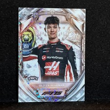 2025 Topps Chrome F1 Oliver Bearman RC Diamond 75th Anniversary #D75-14 WTS