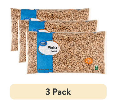 3 pack, Great Value Pinto Beans, 4 lb
