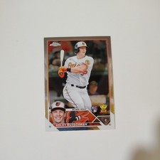 Adley Rutschman (RC) 2023 Topps Chrome Rookie #1 Baltimore Orioles Baseball Card