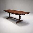 Old Charm Dining Table Can Seat 12 Extending Tudor Brown #1727 FREE UK Delivery