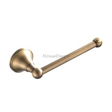 Antique Brass Toilet Paper Holder Wall Mounted Rack Bathroom Tissue Roll Shelf