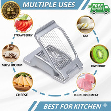Egg Slicer for Hard Boiled Eggs Heavy Duty Fr...