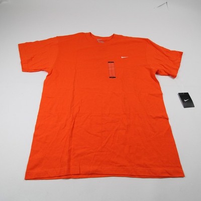 Nike Short Sleeve Shirt Men's Orange New with Tags L