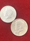 Lot of 2- 1964 Kennedy Silver Half Dollars 90% Silver $1 Face Value