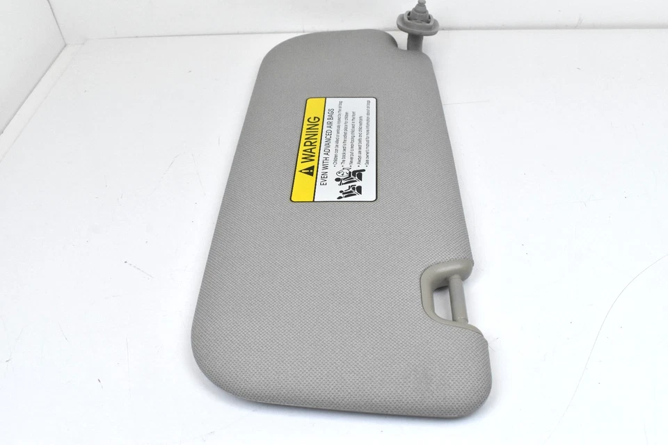 2014-2016 Kia Forte Koup Gray Passenger Vinyl Right Sun Visor Pair OEM - Image 2 of 4