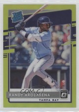 2020 Donruss Optic Rated Rookies Retail Lime Green Prizm Randy Arozarena #51 0w7