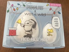 New Wet n Wild Peanut Collection Hee Hee Hee 2-Piece Makeup Sponge Set