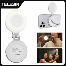 TELESIN C03 Magnetic LED Selfie Light Fill Light With Magsafe For iPhone Samsung