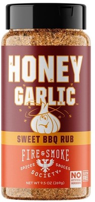 Honey Garlic BBQ Rub BBQ Seasoning 9.5 Ounce Mixed Seasonings Blend