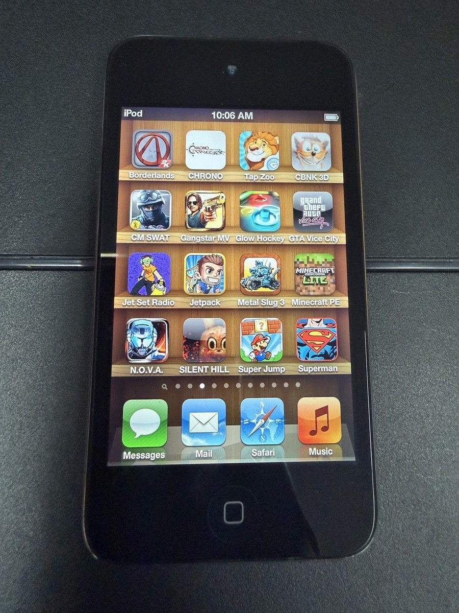 Apple iPod touch 4th 32gb 160 Retro Games Voltron Resident Evil