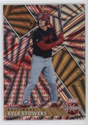 2019 Panini Elite Extra Edition Aspirations Red /150 Kyle Stowers #71 02l6