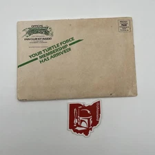 Vintage Teenage Mutant Ninja Turtles Fan Club Membership Kit 1988 Sealed TMNT