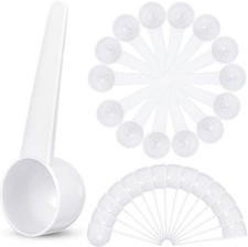 80 Pack Plastic Tablespoon Measuring Spoons Bulk 20 ml 20 Cc 1.33