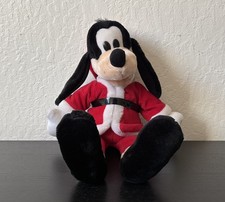 RARE Vintage Disney Goofy Santa Christmas Plush Stuffed animal 17  Mickey Mouse