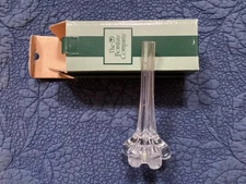 Vintage Bombay crystal 6" bud vase