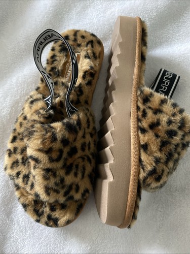 KOOLABURRA BY UGG WOMEN'S SLIPERS WITH STRAPS LEOPARD PRINT SIZE 7 - Picture 3 of 9