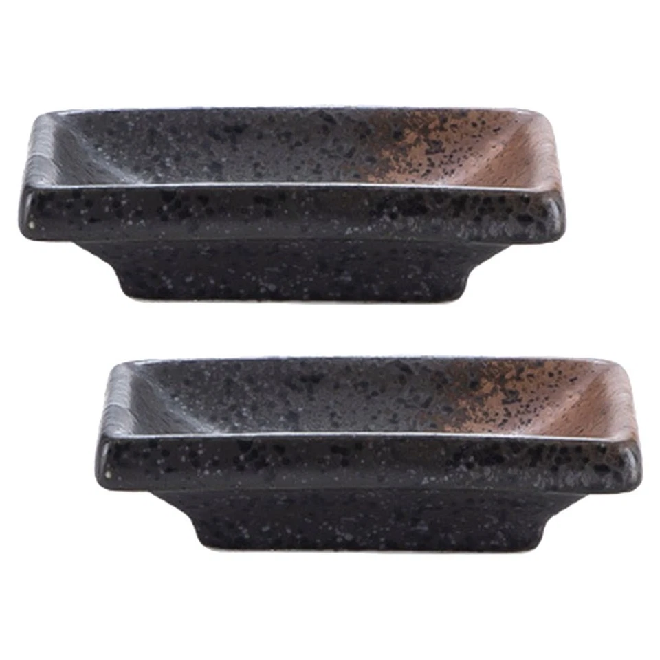  2 Pcs Saucenschälchen Japanische Dipschalen Gewürz-Serviertablett - Bild 3 von 4