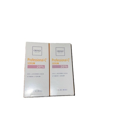 2 Obagi Professional-C Facial Serum 20% Total 30 ml Full Size 1oz 2 Boxes Sealed