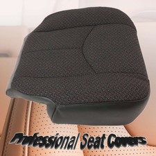For 03-07 Chevy Silverado Gmc Sierra Driver Bottom Cloth Seat Cover Gray 69c 69d