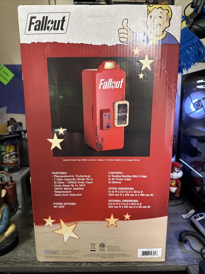 RARE Fallout Nuka Cola Mini Fridge Hard to find! Fallout 76 - Fallout Series - Image 3 of 4
