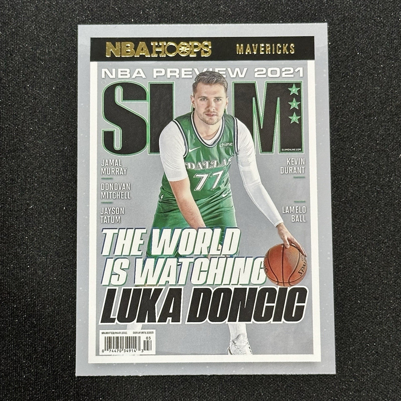 2021-22 Panini Hoops Slam Basketball Luka Doncic Slam #230 Mavericks