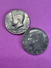 1982 P D Kennedy Half Dollar (2) Clad Coins Circulated Very Nice!   N 625