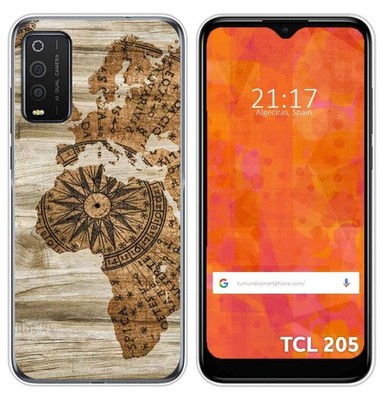 Custodia Per TCL 505 (6.75) + 2 Pellicole Vetro Temperato - Cover
