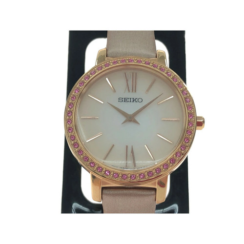 SEIKO V115-0DC0 Solar SS Powered Selection Nano UNIVERSE Shell Women's Watch