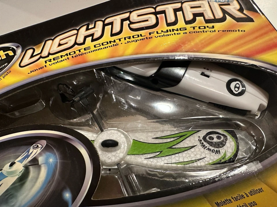 WowWee FlyTech Lightstar Remote Control Flying Toy New In Box - Image 3 of 4