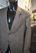 LARDINI TAILORING WOOL JACKET SIZE XL-52 920.00 POSTER. LAR-011X