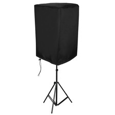15 Inch Outdoor Speaker Cover - Upright Protective Cover, Black
