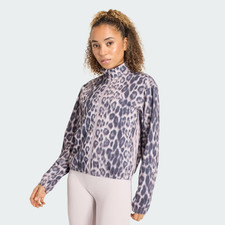 Adidas Workout Essentials Leopard Woven Jacket For Women KD7614