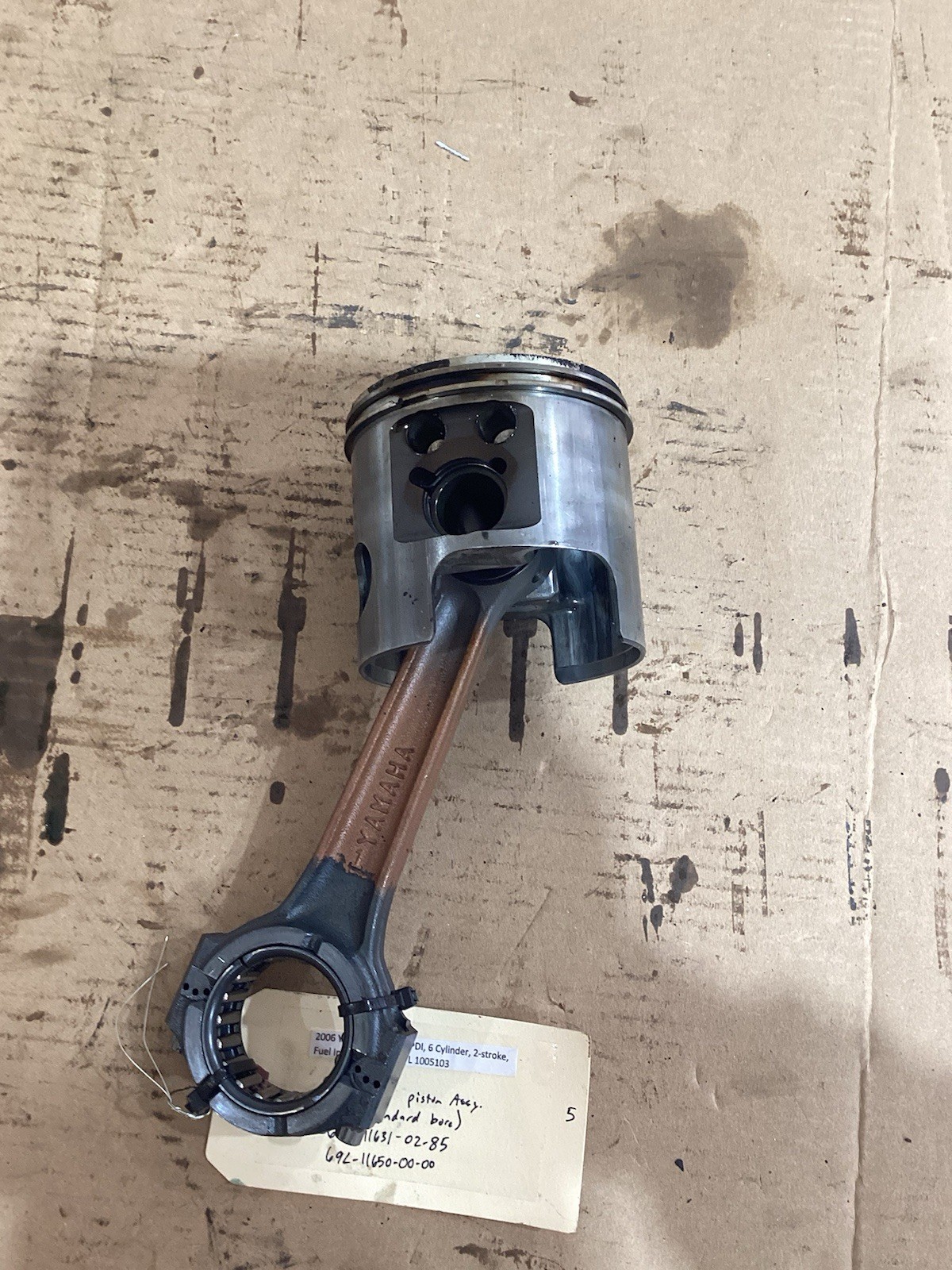 Yamaha HPDI Standard Bore Starboard STBD Piston 200 225 250 HP 3.3 L