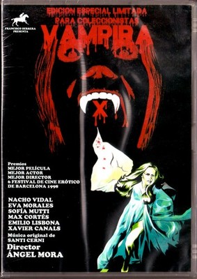 VAMPIRA X - ANGEL MORA NACHO VIDAL EVA MORALES SOFIA MUTTI CANDY PONS SEALED DVD