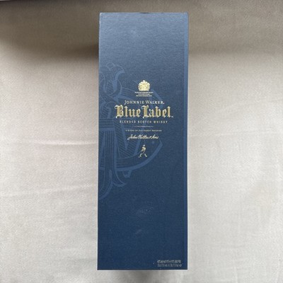 Johnnie Walker Blue Label Scotch Whiskey 750ml Empty Bottle AND Box
