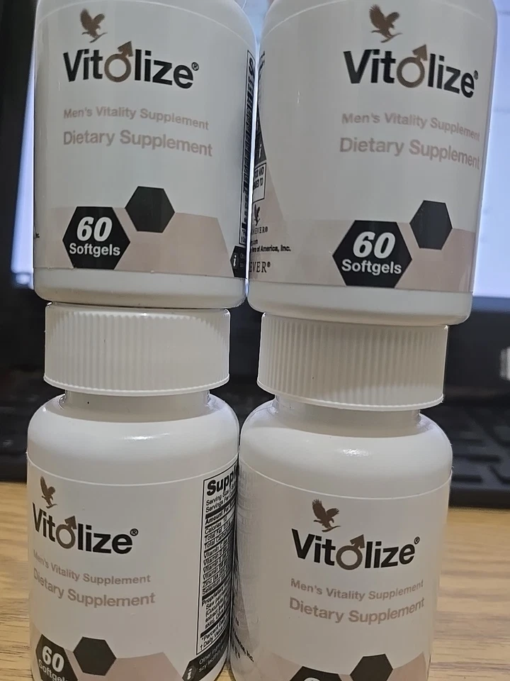 4  Forever Living vitOlize - Mens Prostate Health Nutr. Supplement 60 Softgel ea - Image 2 of 2
