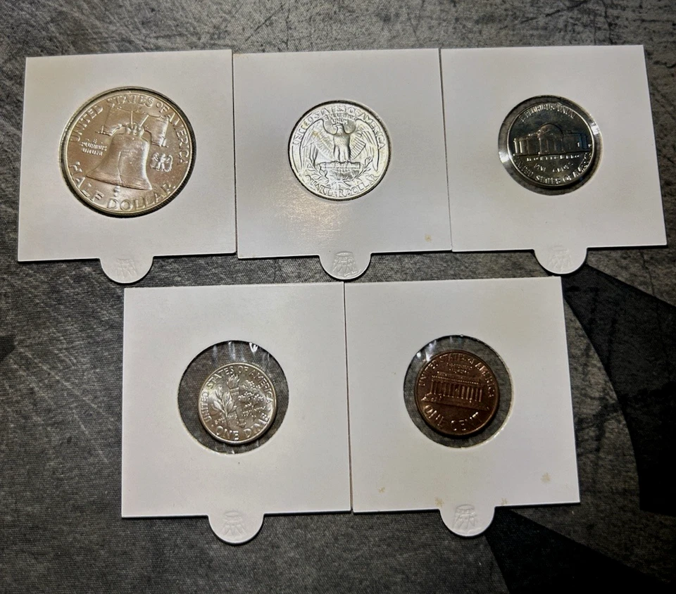 1962-D mint set (Denver mint uncirculated coins) - Image 2 of 4