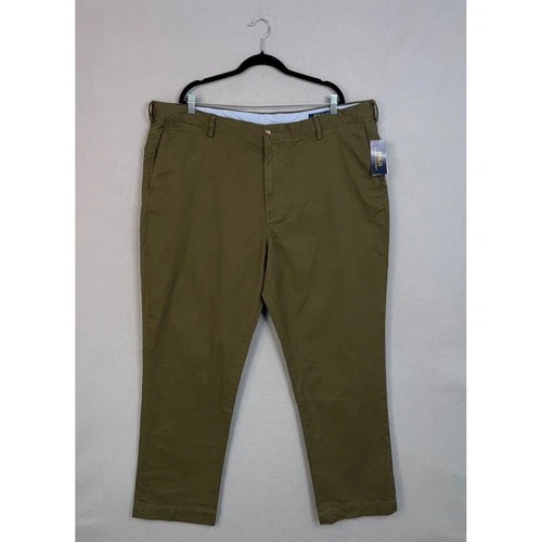 Polo Ralph Lauren Chino Pants Mens 44BX32 Green Bedford Classic Fit Preppy