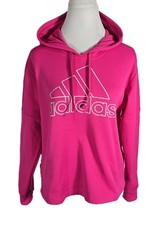 Adidas Wms L Pink Color Pull Over Hoodie S10