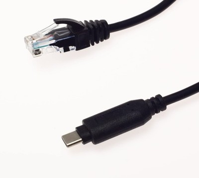 Wirenest FTDI USB C to RJ45 Serial Rollover Console Cable Round with Snagless En
