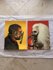 MAD MAX & IMMORTAN JOE - Portrait Art Prints By Mike Mitchell - 12x16 - Set of 2