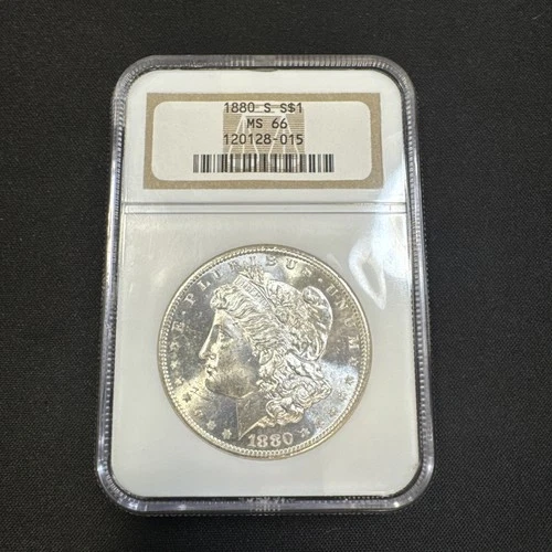 1880-S $1 Morgan Dollar Older NGC MS66 Insane Luster