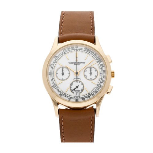 Vacheron Constantin Historiques Chronograph Gold Auto 35mm Watch 49002/000J-3